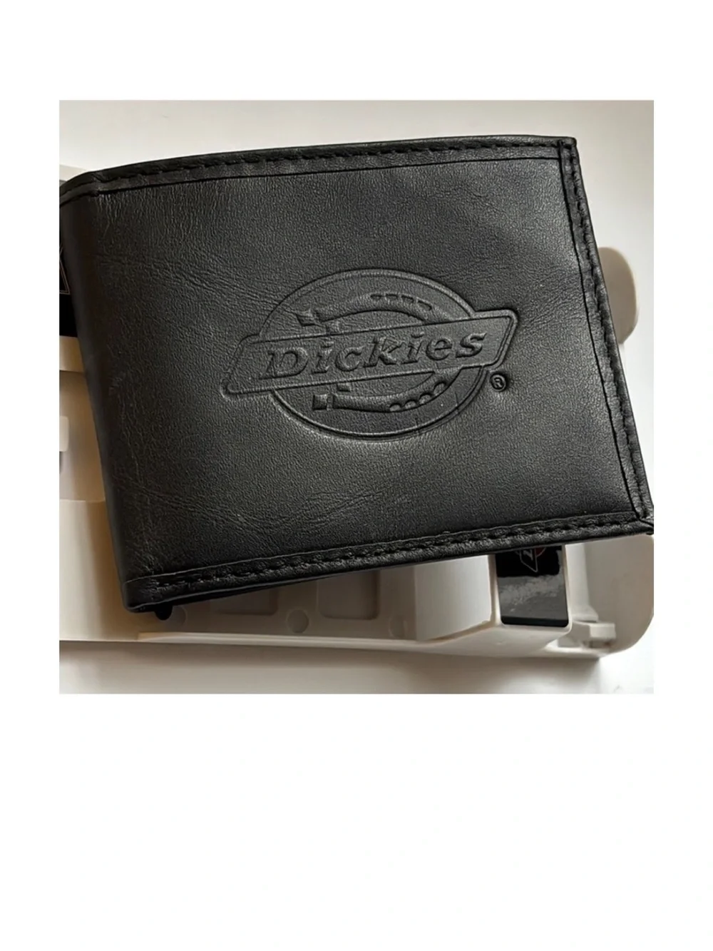 Dickies Classic Black Leather Billfold Wallet